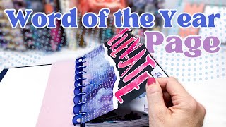 My 2024 Word of the Year How to Create a Dutch Door Word of the Year Planner Page [upl. by Ikaz]