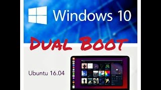 How to dual boot Ubuntu 1604 alongside Windows 10 2016 [upl. by Anirav]