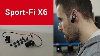 MEElectronics SportFi X6 Bluetooth Wireless Headphones Review [upl. by Rothschild]