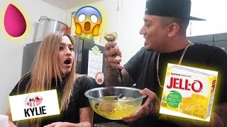 GIRLFRIENDS MAKEUP IN JELLO PRANK PRICELESS REACTION [upl. by Niamjneb]