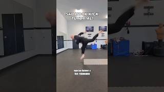 540 HOOK KICK TUTORIAL Jujutsu Kaisens TOJI FUSHIGURO taekwondo karate martialarts shorts [upl. by Ecnarolf473]