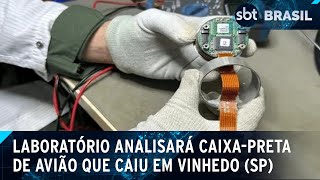 Conheça o laboratório que vai analisar caixapreta do avião que caiu  SBT Brasil 150824 [upl. by Jair]