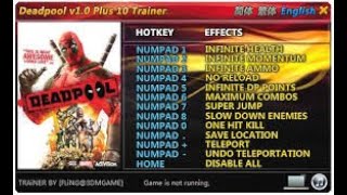 Deadpool PC Trainer  Cheats  Hack [upl. by Ain]