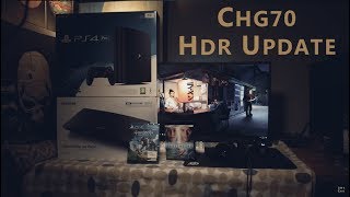 Samsung CHG70  C32HG70 HDR Review Update  HDR PS4 vs PC  HDR Gaming vs SDR  Future of HDR Gaming [upl. by Bethesda]