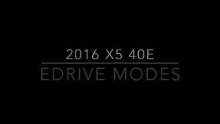 BMW X5 40e  eDrive Modes [upl. by Keisling]