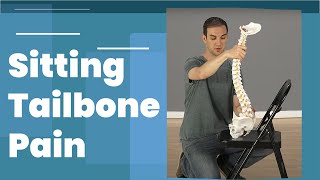 Tailbone pain from sitting Relief Coccyx Pain [upl. by Enidaj506]