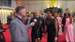 TV Blackbox with Larry Emdur and wife Sylvie at the 64th TV Week Logie Awards [upl. by Trebla]