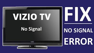 How To Fix No Signal Issue On Vizio Smart TV 2024 Tutorial [upl. by Eivi532]