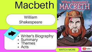 Macbeth By William Shakespeare l Summary Themes Acts Explained In Urdu l Classics In Drama [upl. by Alverson]