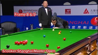 Snooker Shanghai Masters Ronnie OSullivan vs Shaun Murphy  frame 8 amp 9 [upl. by Hayley]