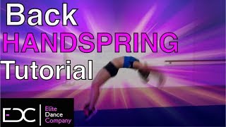 How to do a Back handspring [upl. by Jonme]