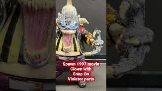 Spawn 1997 Movie Claown with Snap on Violator Parts [upl. by Ivetts]