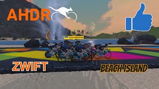 Zwift Group Ride AHDR Beach Island 2024 11 06 [upl. by Delamare]