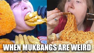 when mukbangs are SUPER WEIRD 😱 [upl. by Marquita]