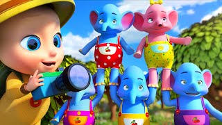 🐘One Elephant Went Out To Play  S3EP20 Kindergarten Fun Highlights Compilation  LooLoo Kids [upl. by Karmen671]