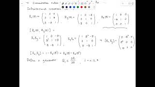 QM2 2 Commutation relations for the 3dimensional rotations [upl. by Purvis]