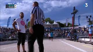 Grosse embrouille au mondial la marseillaise à pétanque  Bonetto vs Borrely [upl. by Abe]