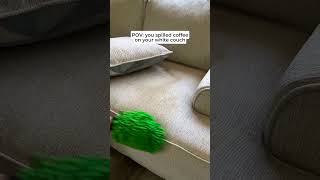 How to Remove Coffee From White Couch [upl. by Enrika]