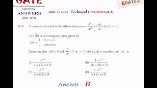 GATE 2013 ECE Electronics amp Communications  Answers for All 65 Questions [upl. by Latoye]