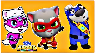 Talking Tom Hero Dash 〰️ Tom VS Angela VS Hank Gameplay sitamanna [upl. by Arrec]