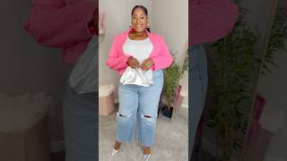 Styling a Plus size Crop Blazer plussizefashion howtostyle curvyfashion styleinspo fashionootd [upl. by Maril]