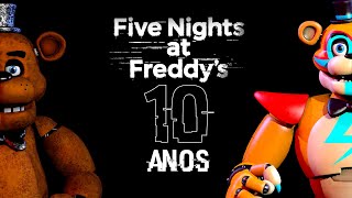 RETROSPECTIVA FIVE NIGHTS AT FREDDYS 2014  2024  ESPECIAL 10 ANOS  NOSTALGIA [upl. by Idet993]