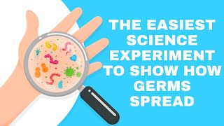 How Do Germs Spread  Experiment on Germs  Bacteria  Fungi  Virus  Science Experiment [upl. by Ligetti]