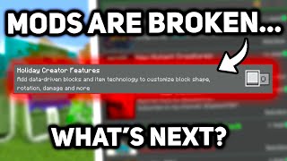 MINECRAFT BEDROCK MODDING IS BROKEN What can we do now [upl. by Kenon838]