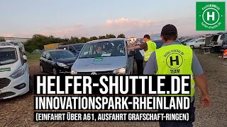 Tierfutter Spende vom Bauern Heu Treck für Sinzig Helfer Shuttle Grafschaft Ringen Bus Reparatur [upl. by Aiuqenehs]