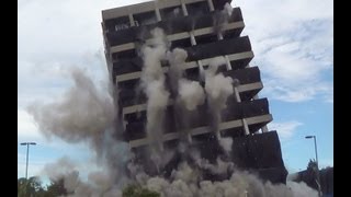 Warren Hall  California State East Bay Campus  Controlled Demolition Inc [upl. by Annay]