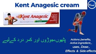 Kent Anagesic cream homeopathic medicine benefits  Anagesic cream for joint and muscle pain [upl. by Dusty870]