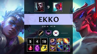 Ekko Mid vs Yone Godlike  KR Master Patch 1420 [upl. by Etat]