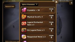 Spires of Ascension Floor 150  Summoners War [upl. by Lebezej681]