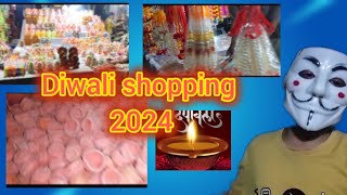 diwali shopping 2024☺️ [upl. by Penhall558]