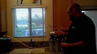 How to turn off Reverse Osmosis System and change Ultra Violet Lamp [upl. by Anilad]