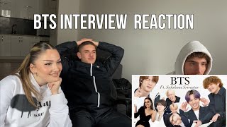 Reacting To BTS ft Sakshma Srivastav  Indian Interview  E NOW  Exclusive [upl. by Hola909]