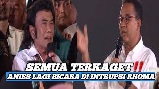 MOMENT ANIES LAGI BICARA DI INTRUPSI RHOMA IRAMA  RHOMA TIBA2 HADIR DI DESAK ANIES [upl. by Teiv]