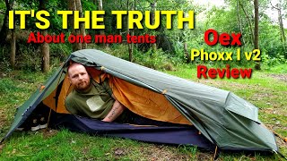 Oex phoxx 1 v2 one man tent The truth about one man tents and the problem you may have when camping [upl. by Notsirb315]