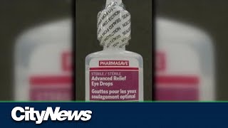 Health Canada announces eye drops recall [upl. by Rolecnahc332]