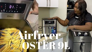 Unboxing air fryer OSTER 9L y papas fritas en freidora de aire [upl. by Lekim]