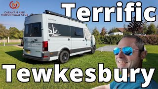 We visit Tewkesbury in our Westfalia Sven Hedin CAMC Site FULL TOUR [upl. by Innavoeg]