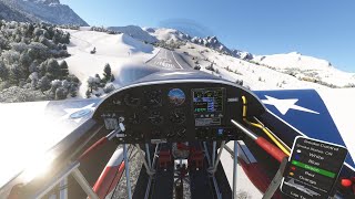 LIVTOAIR ZIVKO EDGE 540 V2 in Courchevel Microsoft Flight Simulator [upl. by Homer383]