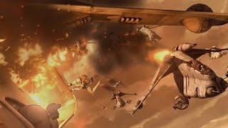 Second Battle of Geonosis  Landing at Point Rain 4K HDR  Star Wars The Clone Wars [upl. by Ecined949]