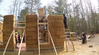 University of Michigan Professor Joe Trumpey Shows How to Build a StrawBale Building [upl. by Keyser]