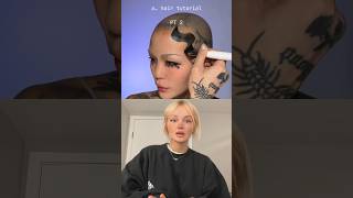 ONE OF THE COOLEST HAIR TUTORIALS I HAVE EVER SEEN Creator meicrosoft viral beauty makeup [upl. by Novit]