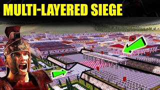 MultiLayered Siege  Hegemonia Total War [upl. by Sihtam528]