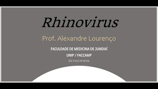 Rhinovirus 2021 [upl. by Mcnamee806]