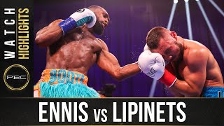 Ennis vs Lipinets HIGHLIGHTS April 10 2021  PBC on SHOWTIME [upl. by Lewert]