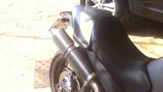 Ducati Monster 695 roadsitalia 400mm db killerin [upl. by Rumilly]