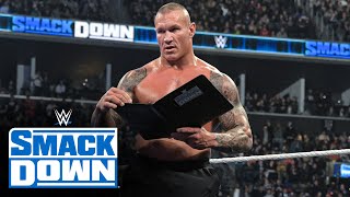 FULL SEGMENT – Randy Orton officially signs with SmackDown SmackDown highlights Dec 1 2023 [upl. by Frasquito]